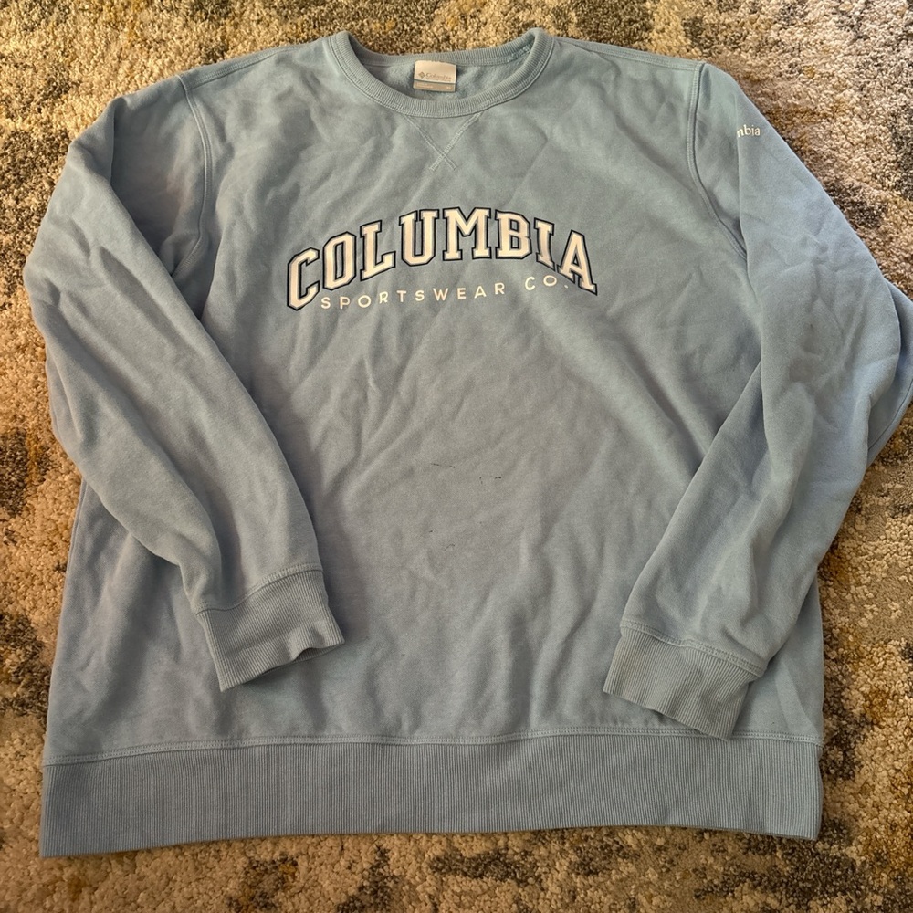 Columbia Women's Light Blue Crewneck Sweater